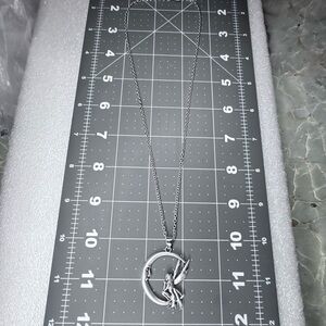 Charming Silver Fairy Necklace